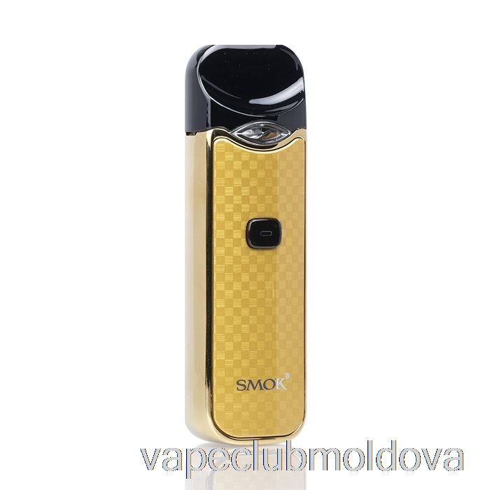 Vape Mod Smok Nord 15w Pod Kit Gold Carbon Fiber